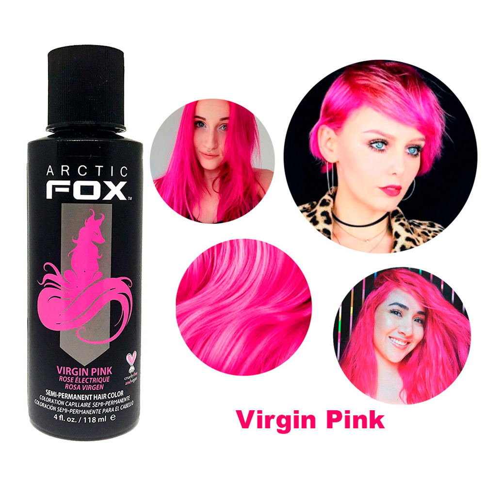 Есть розовая краска. Arctic Fox - розовая краска для волос Virgin Pink. Arctic Fox краска для волос розовая. Арктик Фокс краска для волос. Arctic Fox - пастельно-розовая краска для волос Frose 118 ml.