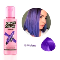 Краска для волос Crazy Color 43 Violette (сине - фиолетовый)