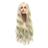 Парик аниме длинный вьющиеся светлый блонд стиль Лолита LW029 DRIADA, 70cm