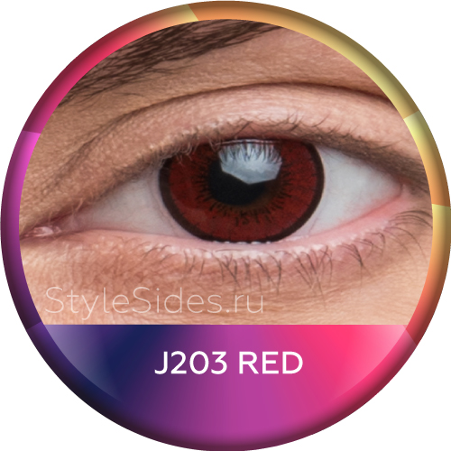 Линзы оттеночные (Red J-203)