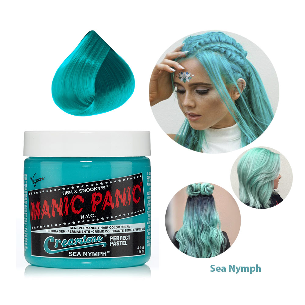 Зеленую краску для волос manic panic