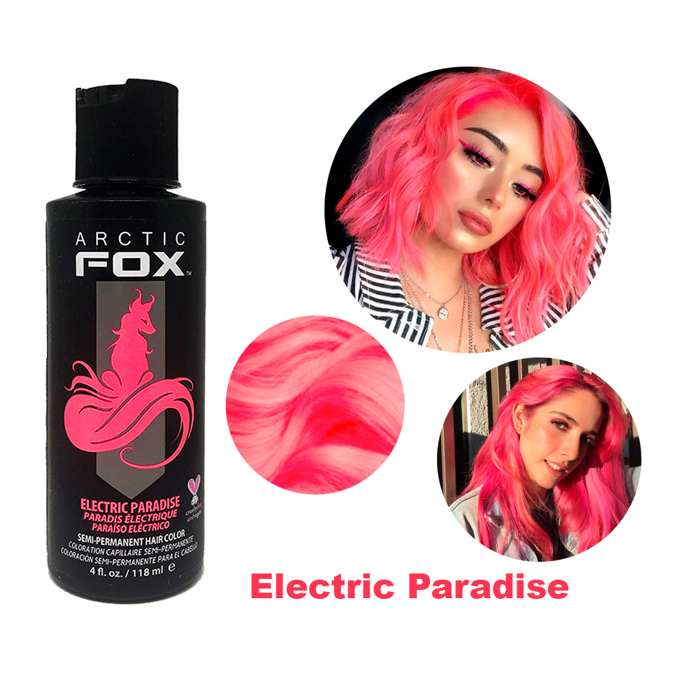Краска для волос розовая Arctic Fox Electric Paradise, 118 ml купить в