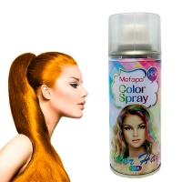 Цветной спрей для волос оранжевый