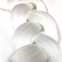 канекалон для плетения кос driada белый white, 200cm