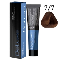Краска для волос ESTEL PROFESSIONAL DELUXE 7/7 русый коричневый, 60 мл