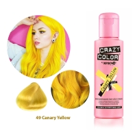 Краска для волос Crazy Color 49 Canary Yellow (жёлтая канарейка)