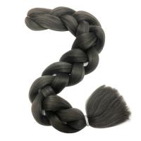 канекалон для плетения кос driada темно серый d.gray, 200cm