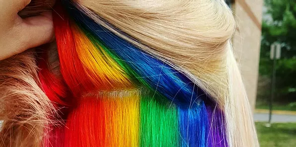 Цветное ламинирование волос красками Anthocyanin