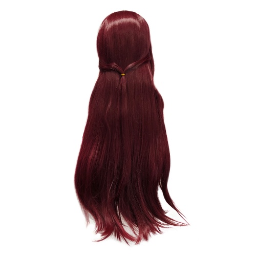 парик прямой с челкой wanda maximoff темно-бордовый driada cs-261c, 65cm
