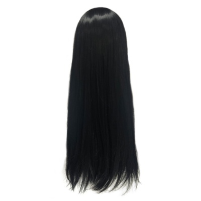 парик прямой с челкой kuchiki byakuya черный driada cs-029b, 60cm