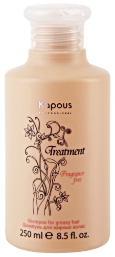 Шампунь для жирных волос серии "Treatment" Kapous, 250 мл