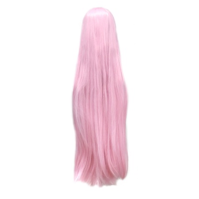 парик прямой с челкой zero two светло-розовый driada cs-368b, 100cm