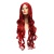 парик кудрявый с челкой mermaid красный driada cs-193a, 80cm