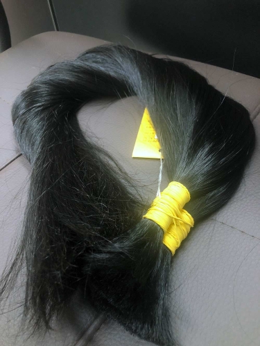 Волосы для наращивания сырье дабл дрон, 60см, 100гр