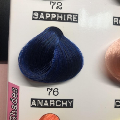 Краска для волос Crazy Color 72 Sapphire (сапфир)