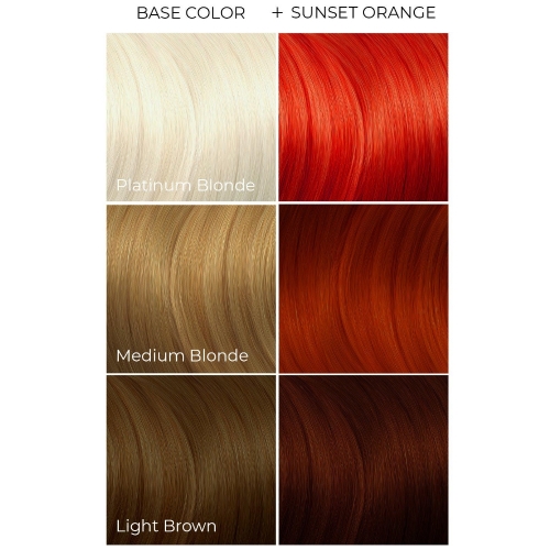 Краска для волос оранжевая Arctic Fox Sunset Orange, 236 ml