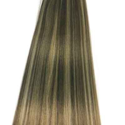 накладные волосы на заколках светло русый 24h613, 6 прядей, 56cm
