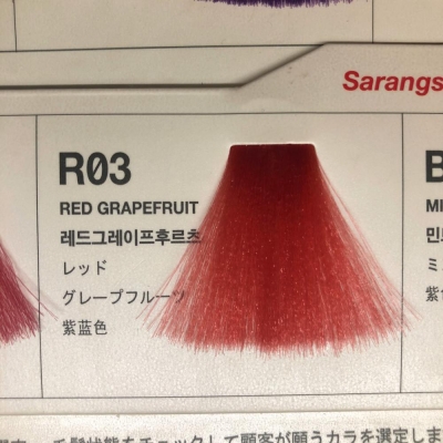 Краска для волос красная Антоцианин R03 (RED GRAPEFRUIT) 230 мл.