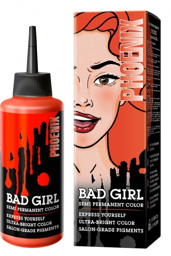 Краска для волос Bad Girl Phoenix оранжевый, 150 ml