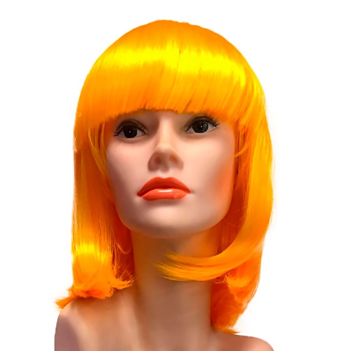 парик каре с челкой светло-оранжевый driada ав-6, 30cm