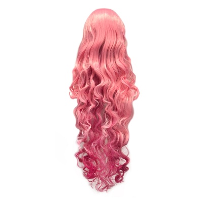 парик кудрявый с челкой ringo tsukimiya розовый driada cs-161a, 90cm