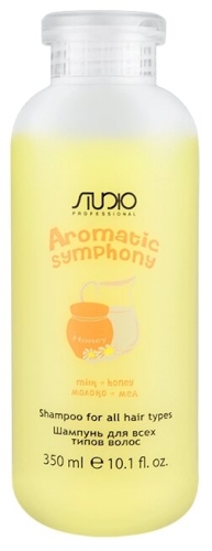 Шампунь для всех типов волос «Молоко и мед» серии "Aromatic Symphony" Kapous Studio Professional 350