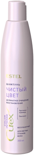 Шампунь "Чистый цвет" для светлых оттенков волос ESTEL СUREX COLOR INTENSE (300 мл)