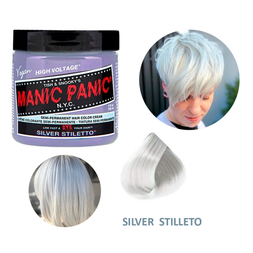 краска для волос мanic panic silver stilleto, 118 ml