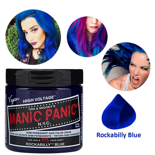 Краска для волос Мanic-Panic-(Rockabilly-Blue)