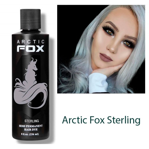 Краска для волос пепельная Arctic Fox Sterling, 236 ml.