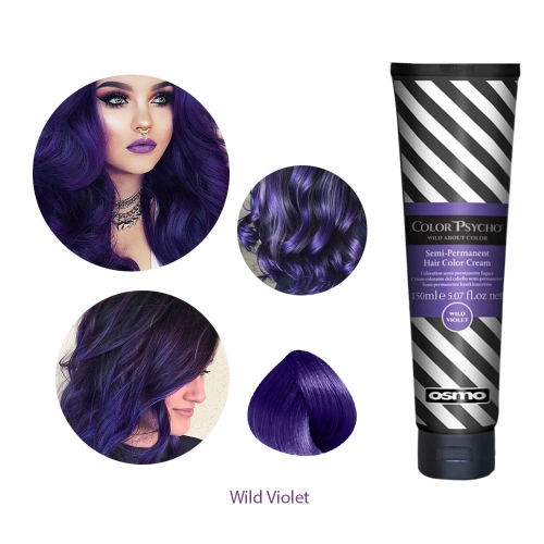 Цветная краска для волос Фиолетовая Color Psycho (Wild Violet)