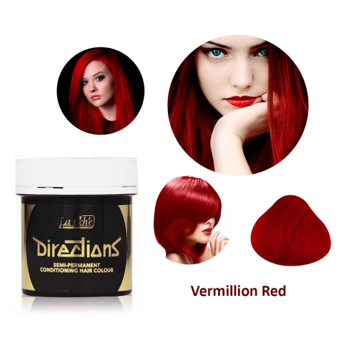 Краска для волос Directions Vermillion Red (алый красный)