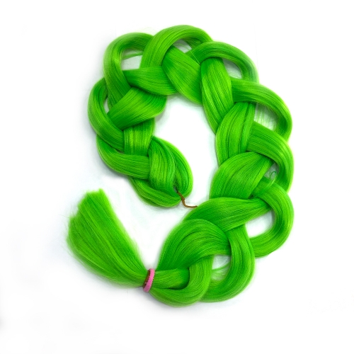 Канекалон для плетения кос DRIADA салатовый Green, 200cm