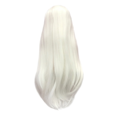 парик прямой без челки белый driada cs-266a, 60cm