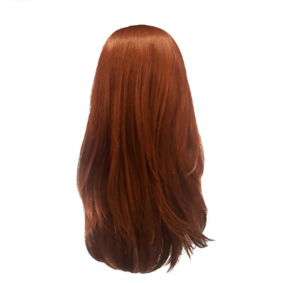 парик прямой без челки красно-рыжий driada no429/130, 55cm