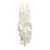 парик кудрявый без челки kozakura shion белый driada cs-238a, 100cm