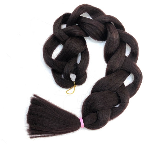Канекалон для плетения кос DRIADA темно-бордовый 99J, 200cm