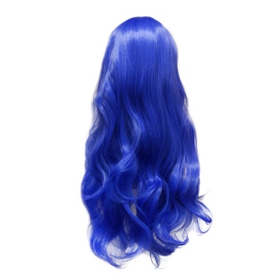 парик кудрявый с челкой yoshino синий driada cs-188a, 70cm