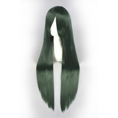 Парик кудрявый с челкой Touhou Project Mima темно зеленый Driada CS-035T, 100cm