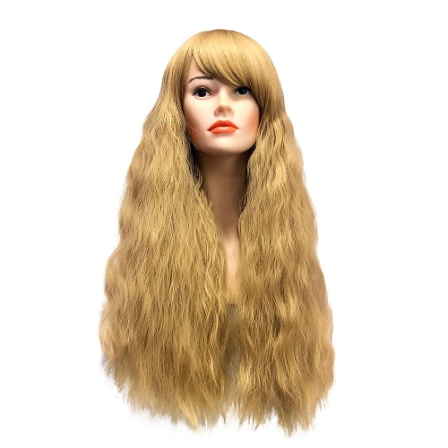 парик волнистый c челкой натуральный блонд driada no511/24, 60cm