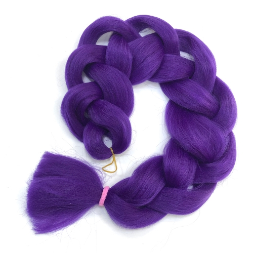 Канекалон для плетения кос DRIADA фиолетовый III Purple, 200cm