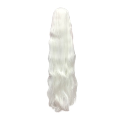 парик волнистый с челкой белый driada cs-210a, 100cm