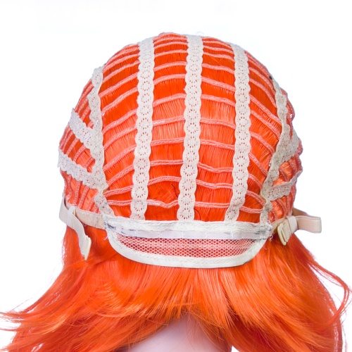 парик каре с челкой оранжевый driada ав-2, 30cm