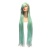 парик прямой с челкой kiyohime светло-зеленый driada cs-366a, 100cm